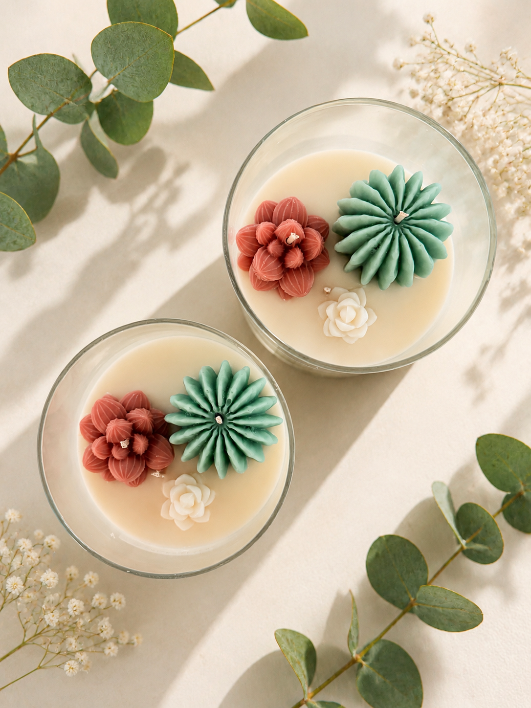 Verde Incanto – Candela Artigianale in Vetro