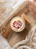 Petali di Luna – Candela artigianale con Peonia