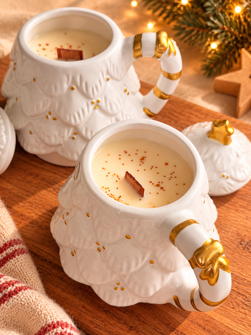 Delizie di Luna – Tazza Albero di Natale con Coperchio