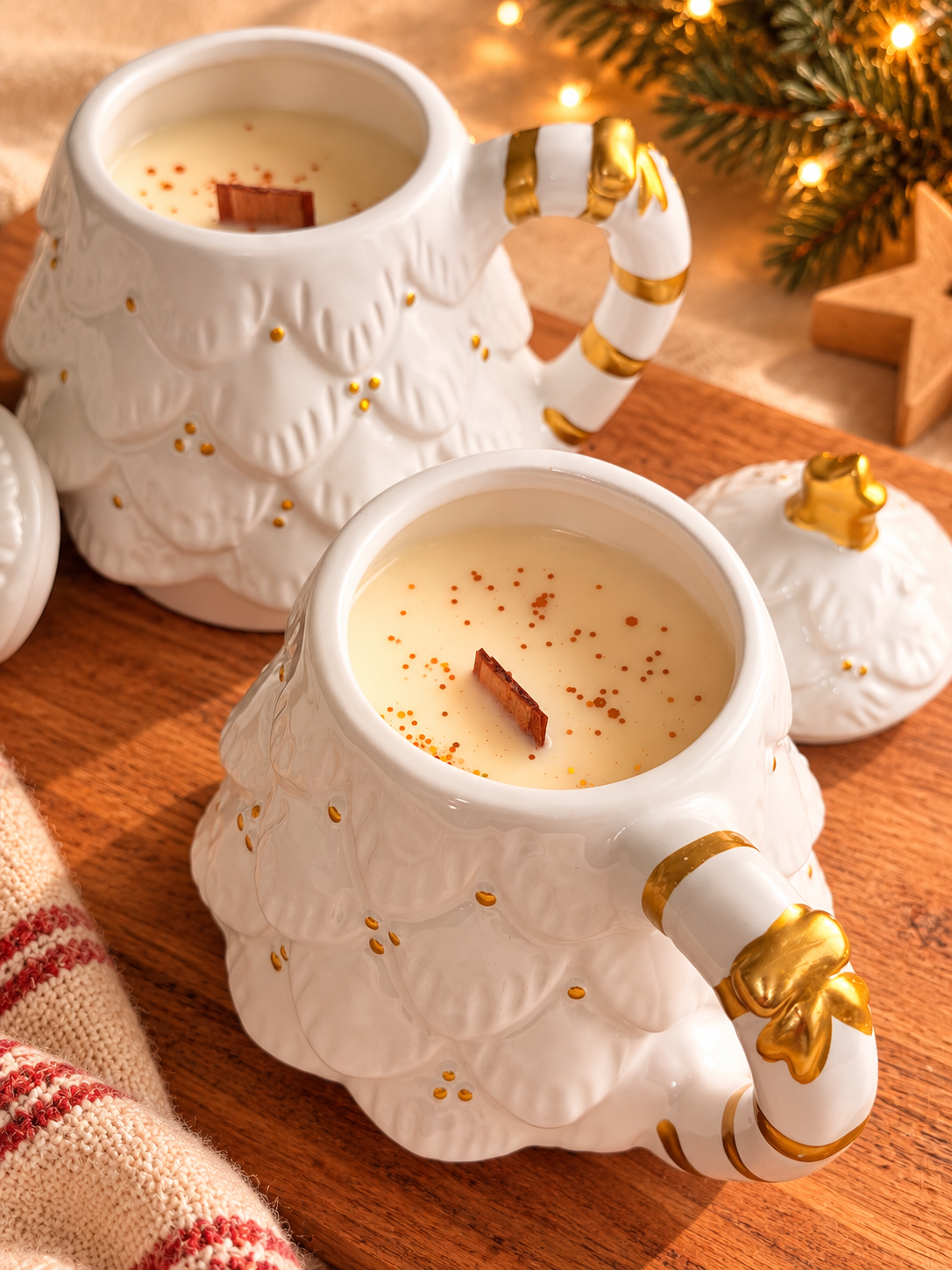 Delizie di Luna – Tazza Albero di Natale con Coperchio