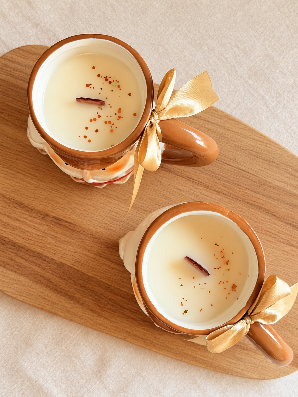 Schiaccianoci di Natale – Candela in tazza di ceramica