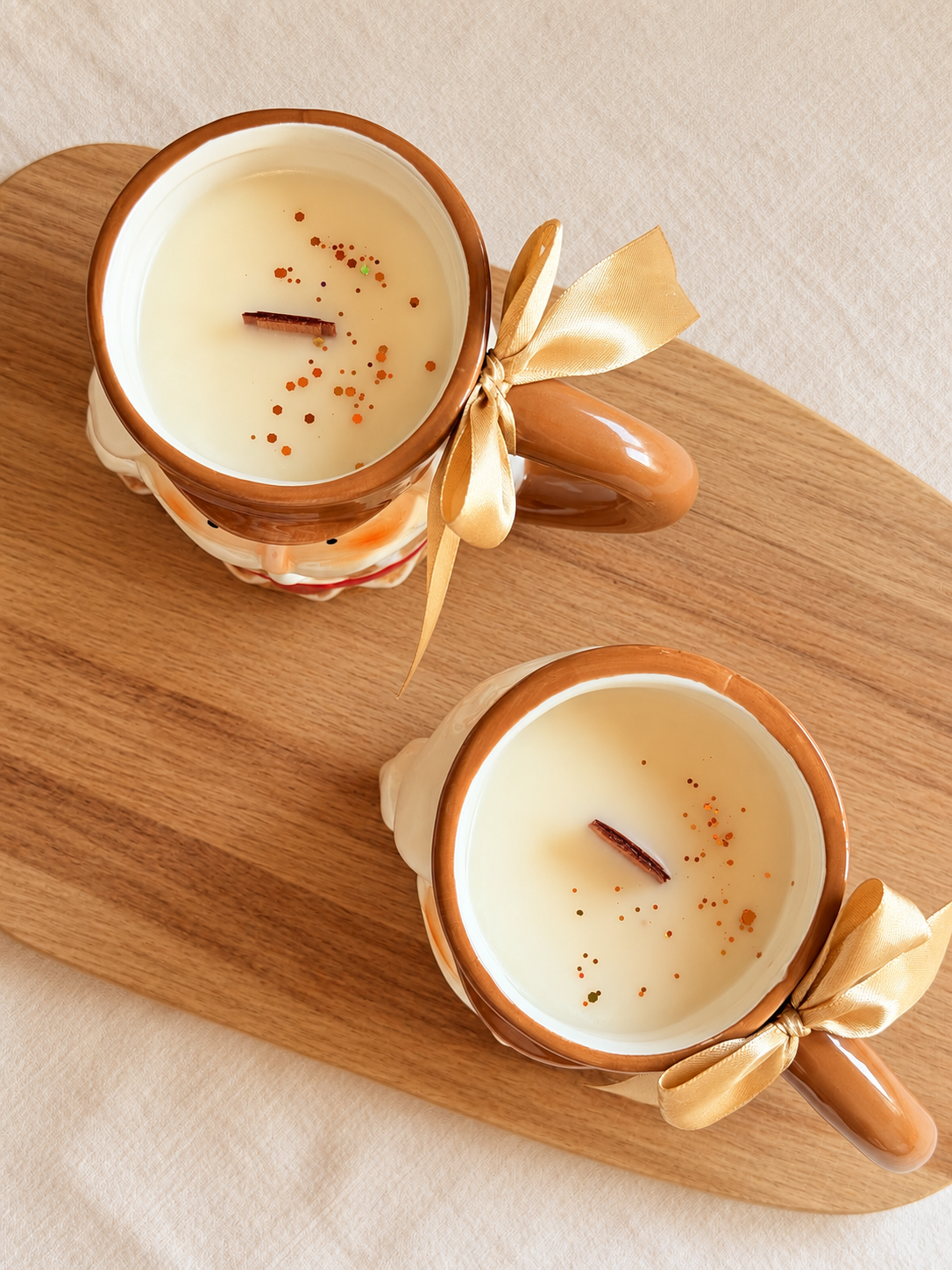 Schiaccianoci di Natale – Candela in tazza di ceramica